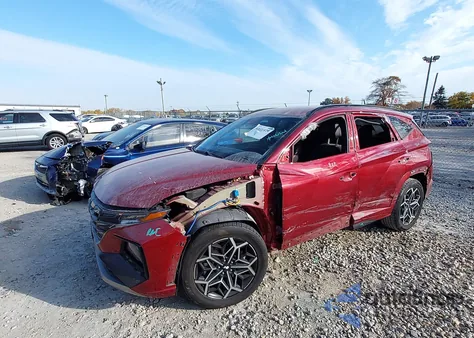 2022 Hyundai Tucson N Line z USA, uszkodzony, nr VIN KM8JF3AE2NU164201